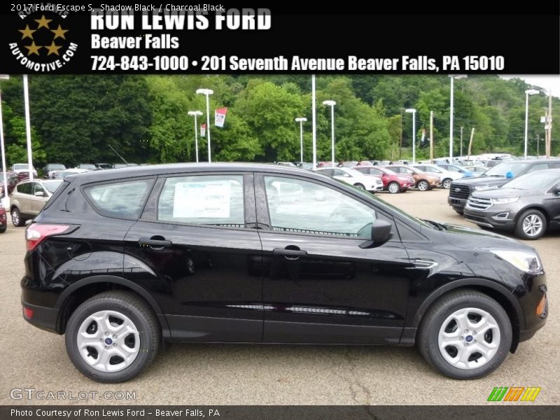 Shadow Black / Charcoal Black 2017 Ford Escape S