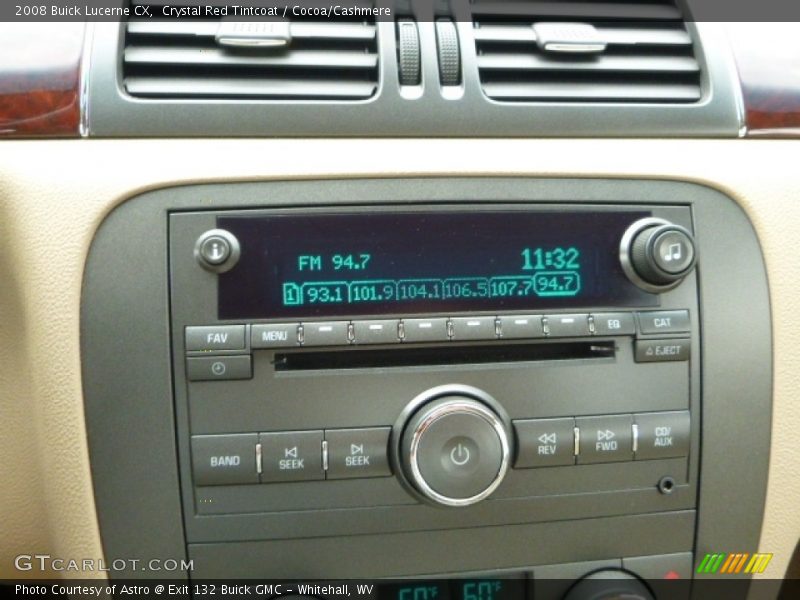 Crystal Red Tintcoat / Cocoa/Cashmere 2008 Buick Lucerne CX