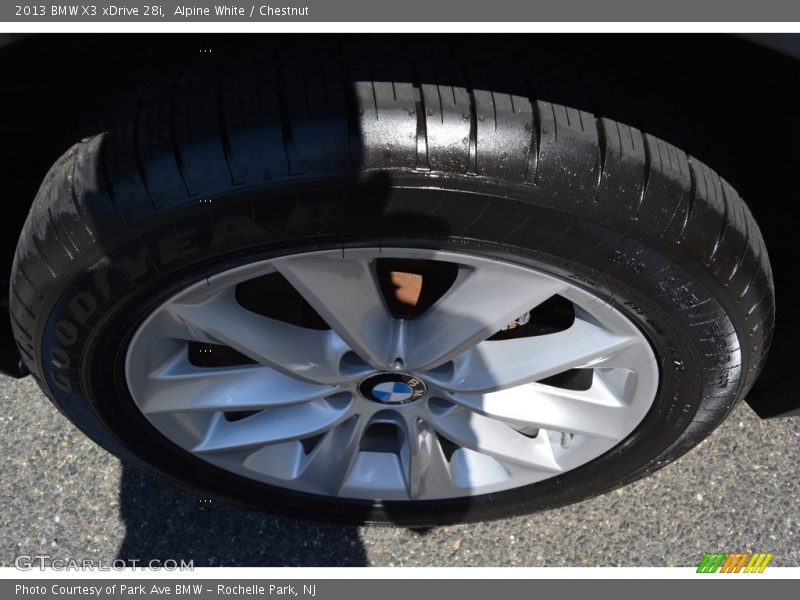 Alpine White / Chestnut 2013 BMW X3 xDrive 28i