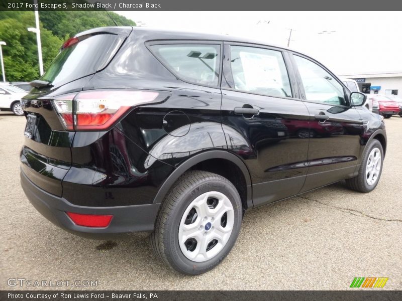 Shadow Black / Charcoal Black 2017 Ford Escape S