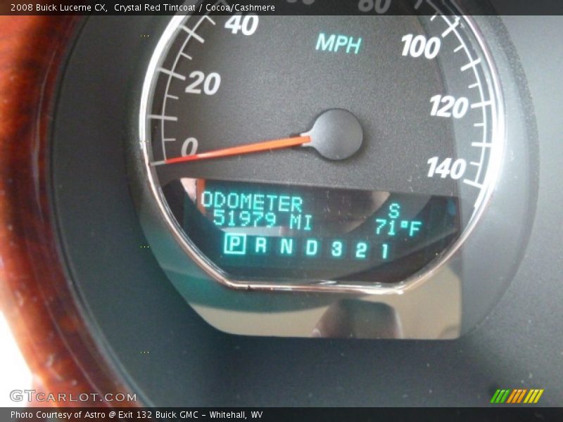 Crystal Red Tintcoat / Cocoa/Cashmere 2008 Buick Lucerne CX