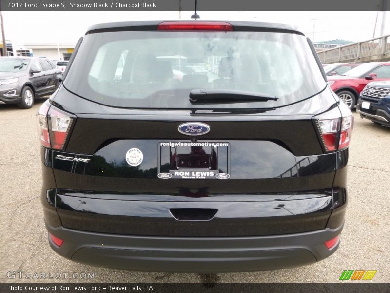 Shadow Black / Charcoal Black 2017 Ford Escape S