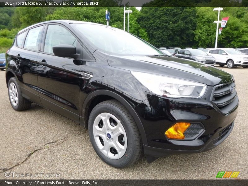 Shadow Black / Charcoal Black 2017 Ford Escape S