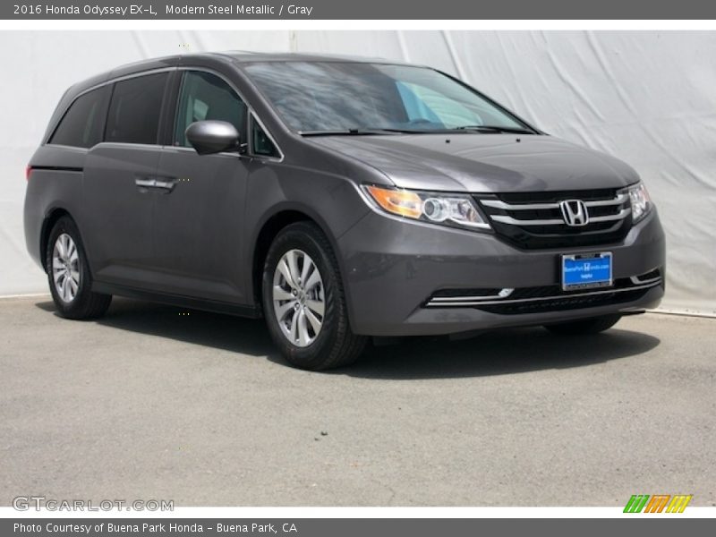 Modern Steel Metallic / Gray 2016 Honda Odyssey EX-L