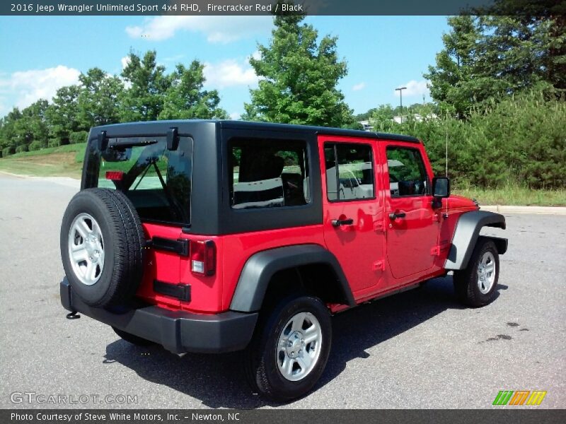 Firecracker Red / Black 2016 Jeep Wrangler Unlimited Sport 4x4 RHD