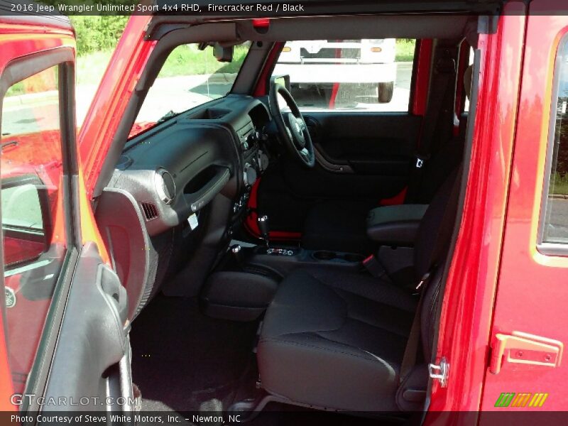 Firecracker Red / Black 2016 Jeep Wrangler Unlimited Sport 4x4 RHD