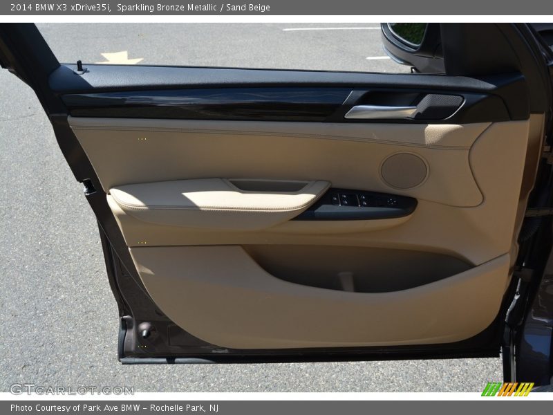 Sparkling Bronze Metallic / Sand Beige 2014 BMW X3 xDrive35i