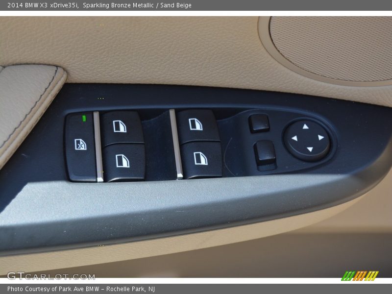 Sparkling Bronze Metallic / Sand Beige 2014 BMW X3 xDrive35i