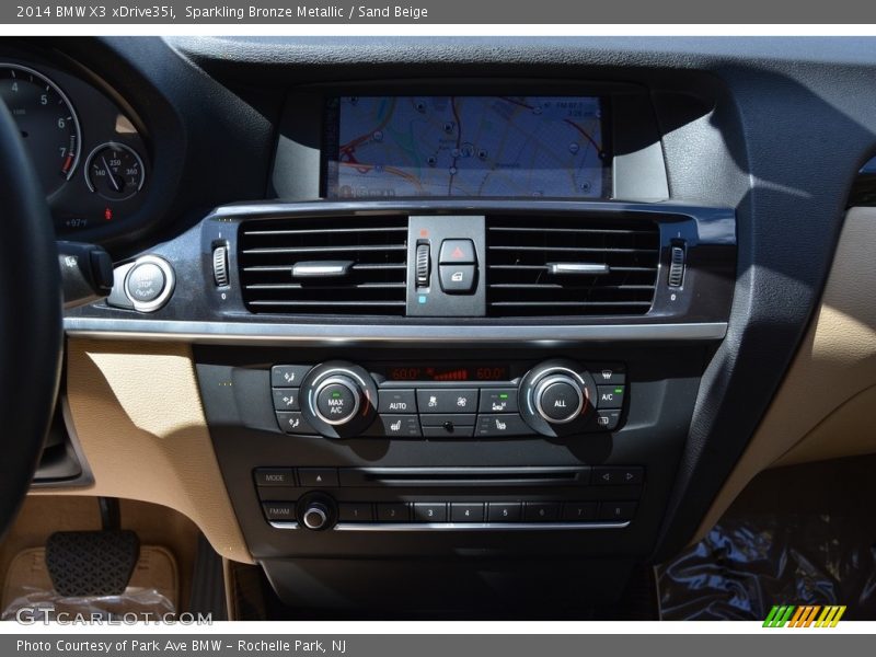 Sparkling Bronze Metallic / Sand Beige 2014 BMW X3 xDrive35i