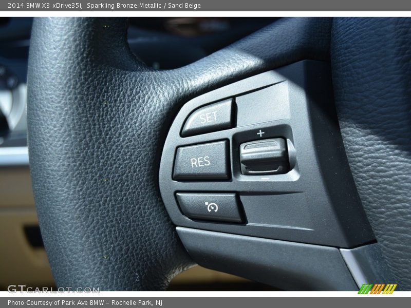 Sparkling Bronze Metallic / Sand Beige 2014 BMW X3 xDrive35i