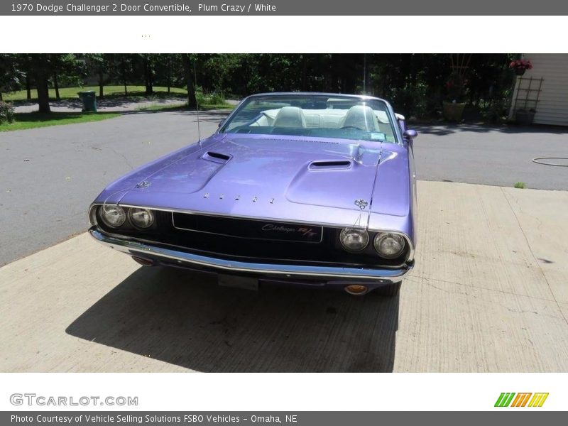 Plum Crazy / White 1970 Dodge Challenger 2 Door Convertible