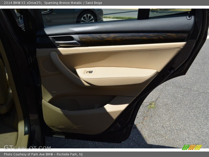 Sparkling Bronze Metallic / Sand Beige 2014 BMW X3 xDrive35i