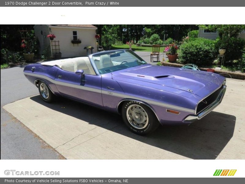  1970 Challenger 2 Door Convertible Plum Crazy
