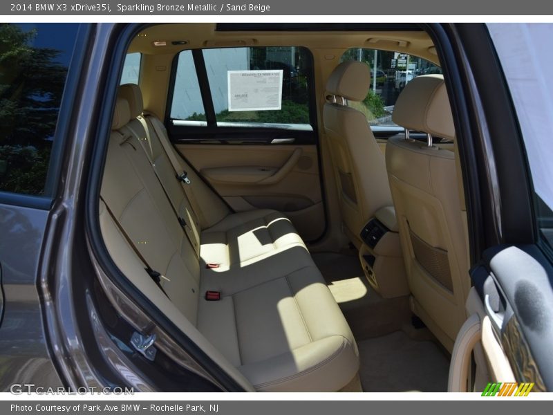 Sparkling Bronze Metallic / Sand Beige 2014 BMW X3 xDrive35i