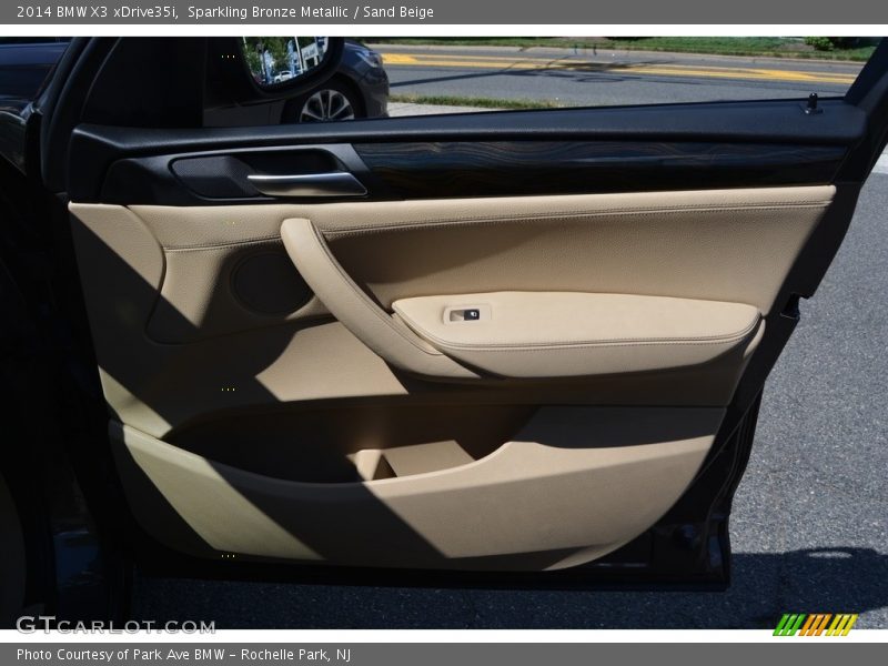 Sparkling Bronze Metallic / Sand Beige 2014 BMW X3 xDrive35i