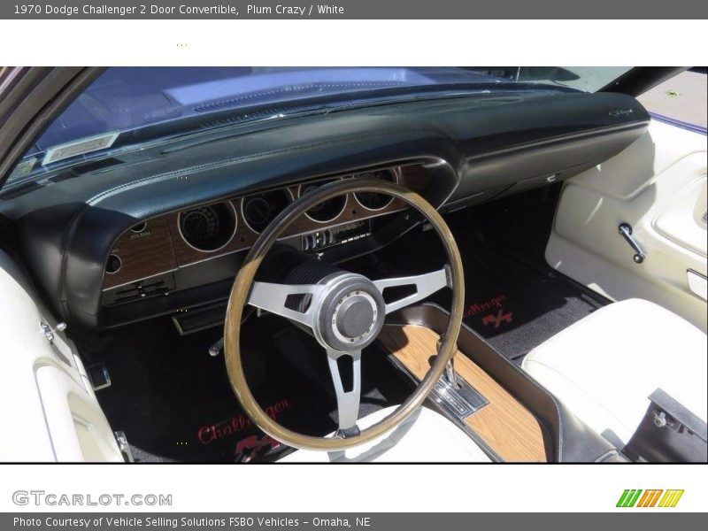  1970 Challenger 2 Door Convertible White Interior