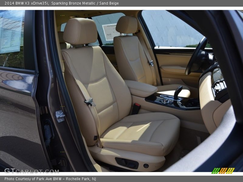 Sparkling Bronze Metallic / Sand Beige 2014 BMW X3 xDrive35i
