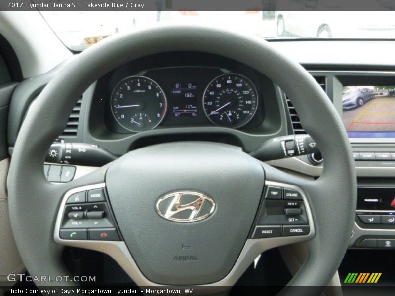 Lakeside Blue / Gray 2017 Hyundai Elantra SE