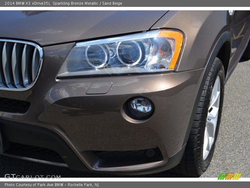 Sparkling Bronze Metallic / Sand Beige 2014 BMW X3 xDrive35i