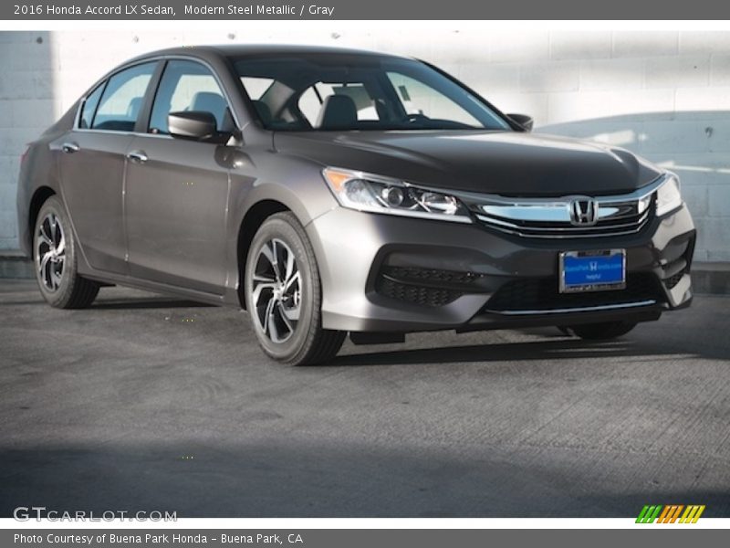 Modern Steel Metallic / Gray 2016 Honda Accord LX Sedan