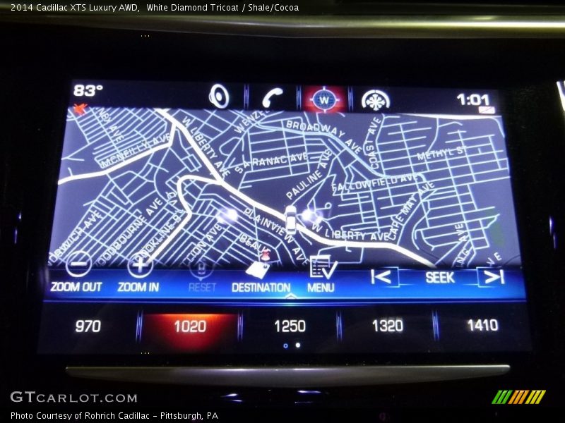White Diamond Tricoat / Shale/Cocoa 2014 Cadillac XTS Luxury AWD