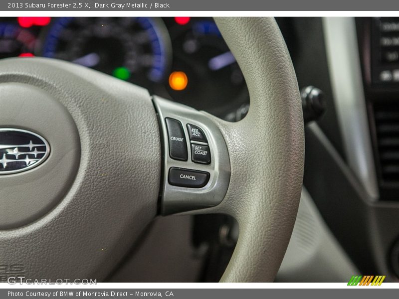 Dark Gray Metallic / Black 2013 Subaru Forester 2.5 X