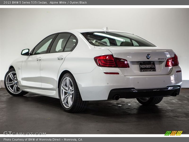 Alpine White / Oyster/Black 2013 BMW 5 Series 535i Sedan