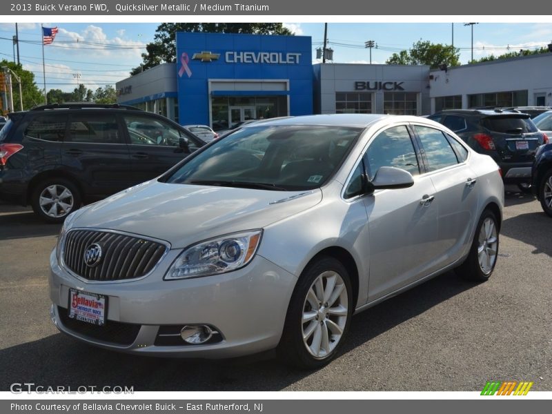 Quicksilver Metallic / Medium Titanium 2013 Buick Verano FWD