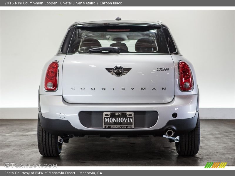 Crystal Silver Metallic / Carbon Black 2016 Mini Countryman Cooper