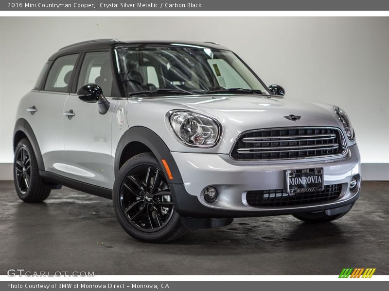 Crystal Silver Metallic / Carbon Black 2016 Mini Countryman Cooper