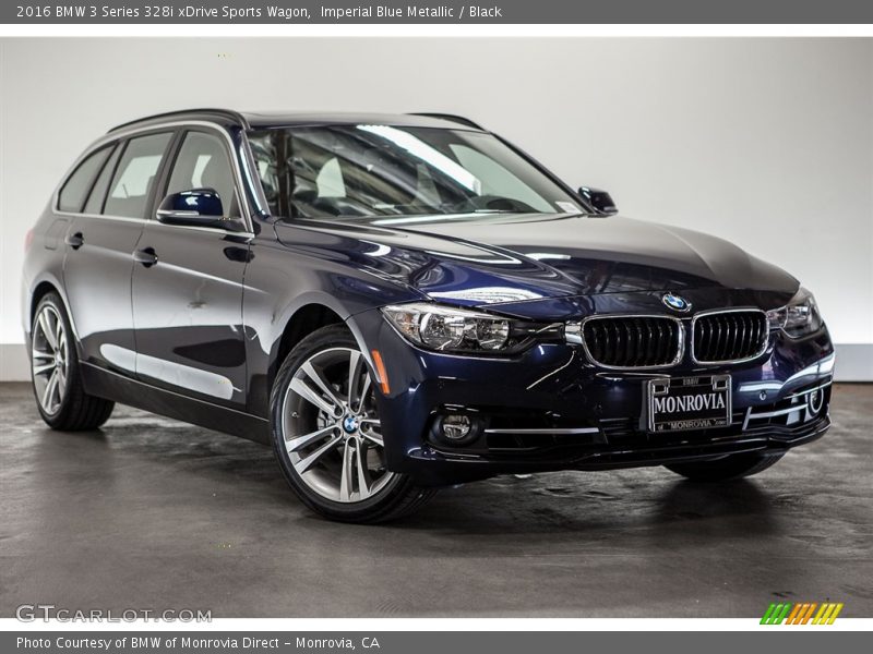 Imperial Blue Metallic / Black 2016 BMW 3 Series 328i xDrive Sports Wagon