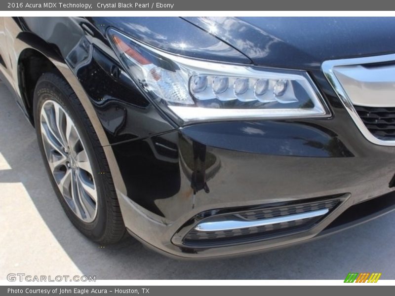 Crystal Black Pearl / Ebony 2016 Acura MDX Technology