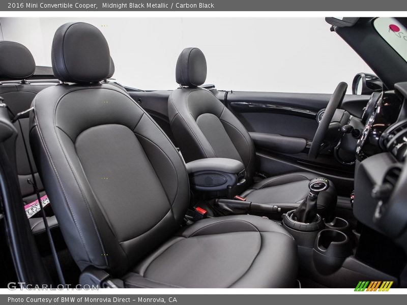 Midnight Black Metallic / Carbon Black 2016 Mini Convertible Cooper