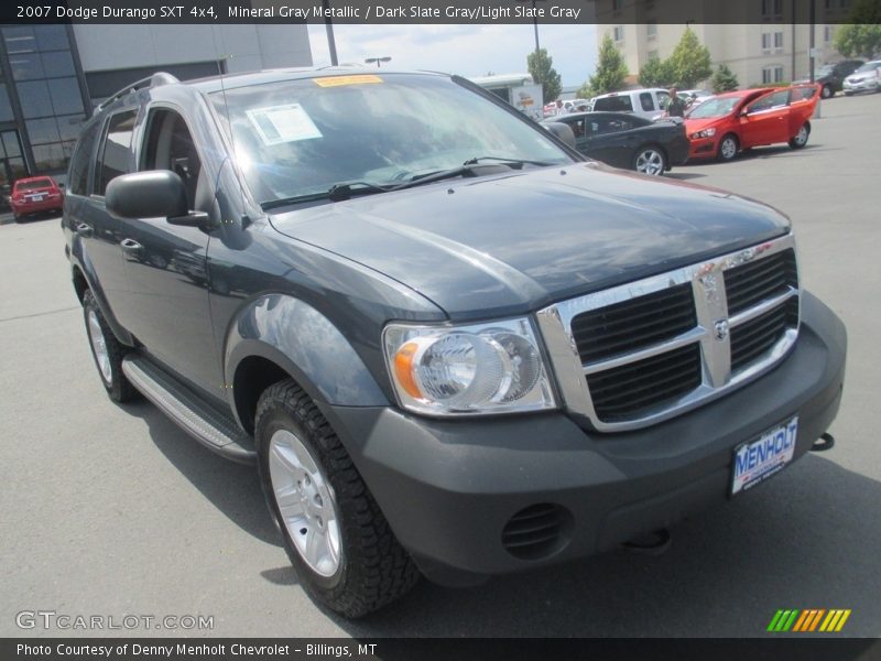 Mineral Gray Metallic / Dark Slate Gray/Light Slate Gray 2007 Dodge Durango SXT 4x4
