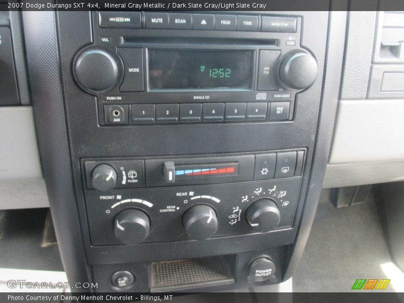 Mineral Gray Metallic / Dark Slate Gray/Light Slate Gray 2007 Dodge Durango SXT 4x4