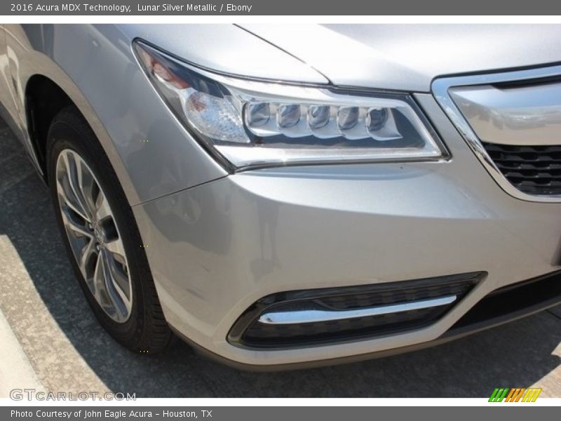 Lunar Silver Metallic / Ebony 2016 Acura MDX Technology