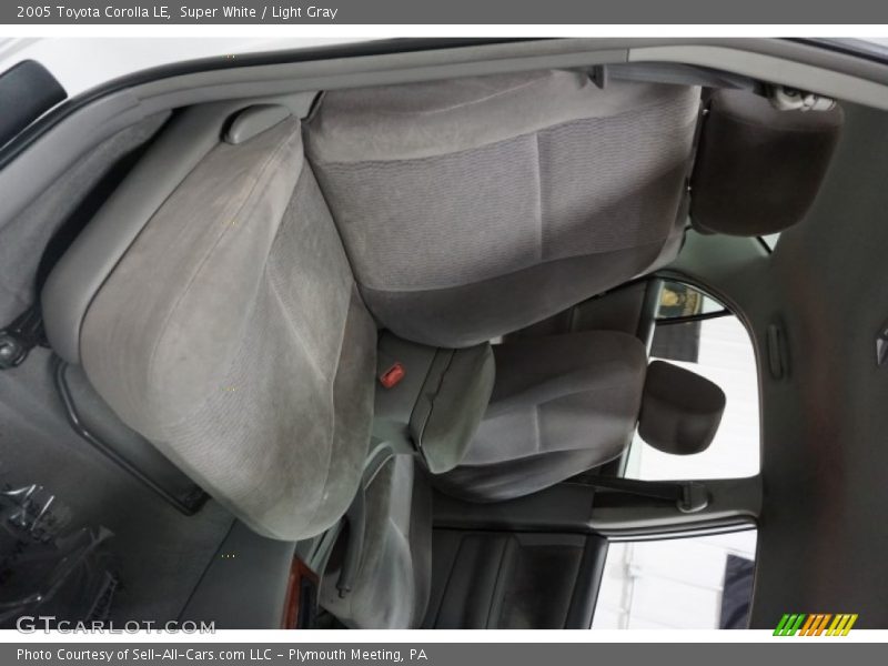 Super White / Light Gray 2005 Toyota Corolla LE