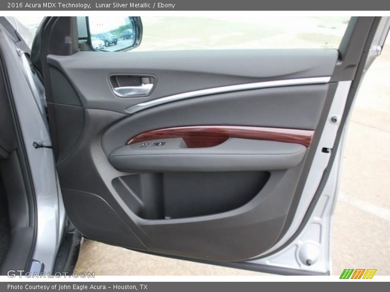 Lunar Silver Metallic / Ebony 2016 Acura MDX Technology