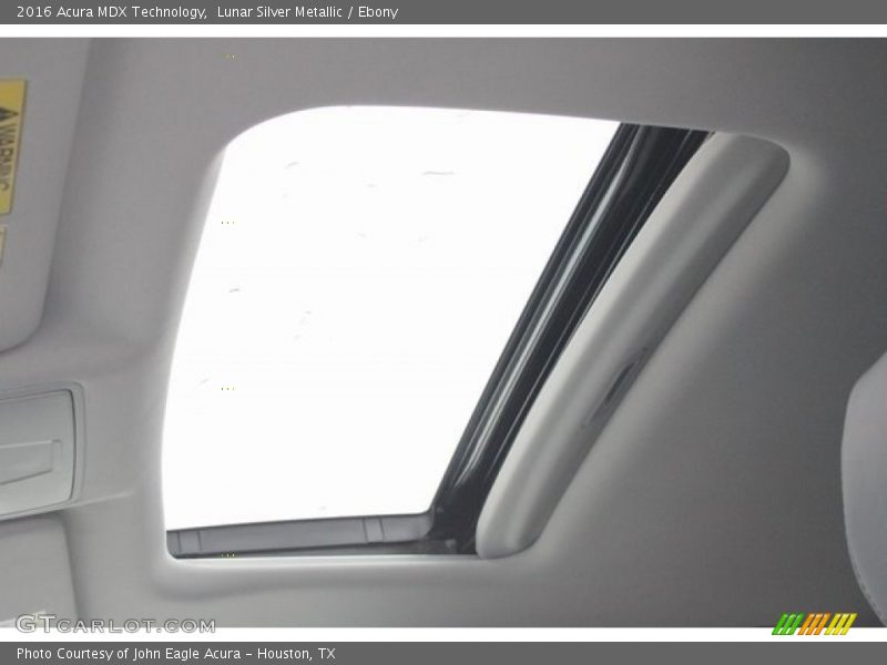 Lunar Silver Metallic / Ebony 2016 Acura MDX Technology