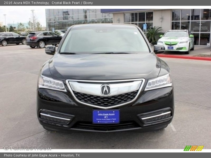 Crystal Black Pearl / Ebony 2016 Acura MDX Technology