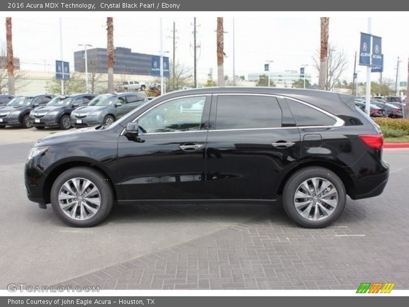 Crystal Black Pearl / Ebony 2016 Acura MDX Technology