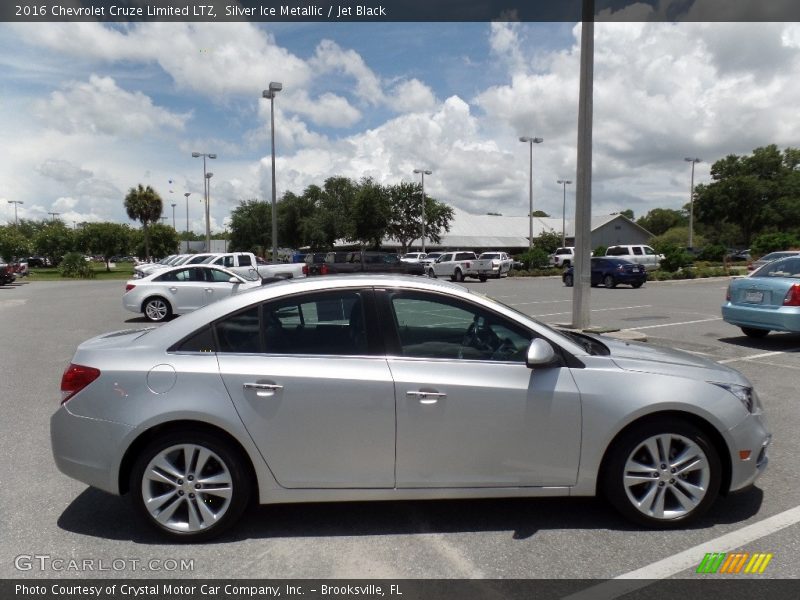 Silver Ice Metallic / Jet Black 2016 Chevrolet Cruze Limited LTZ