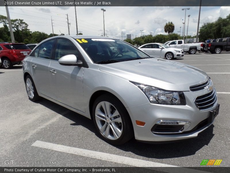 Silver Ice Metallic / Jet Black 2016 Chevrolet Cruze Limited LTZ