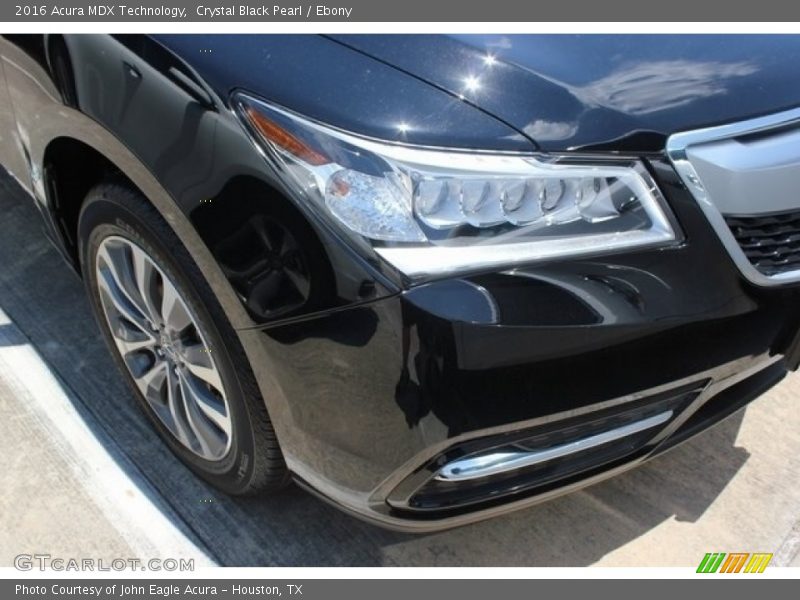 Crystal Black Pearl / Ebony 2016 Acura MDX Technology