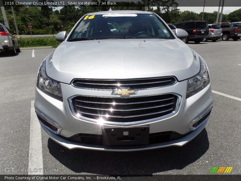 Silver Ice Metallic / Jet Black 2016 Chevrolet Cruze Limited LTZ