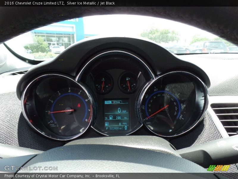 Silver Ice Metallic / Jet Black 2016 Chevrolet Cruze Limited LTZ