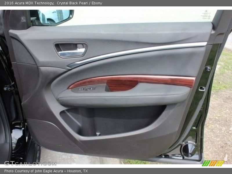 Crystal Black Pearl / Ebony 2016 Acura MDX Technology