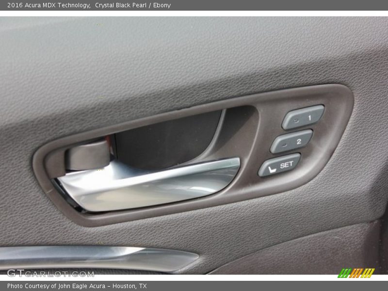 Crystal Black Pearl / Ebony 2016 Acura MDX Technology