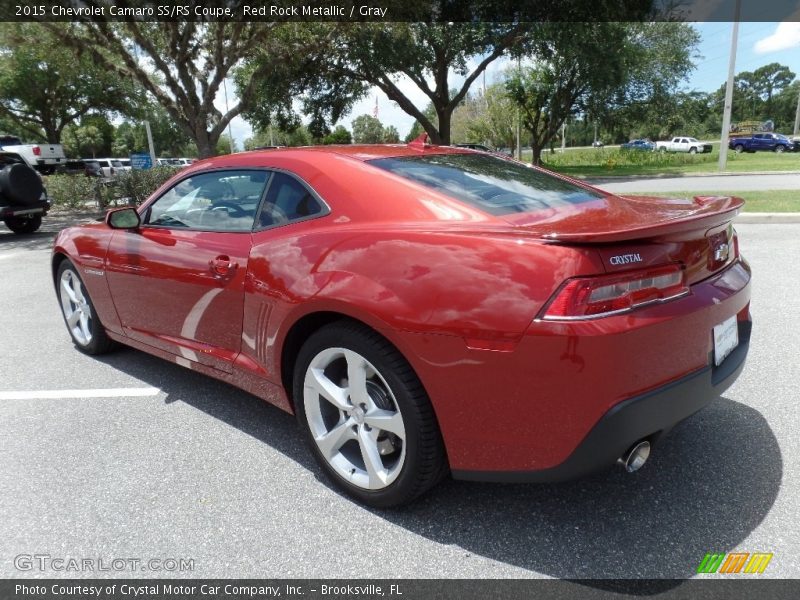 Red Rock Metallic / Gray 2015 Chevrolet Camaro SS/RS Coupe