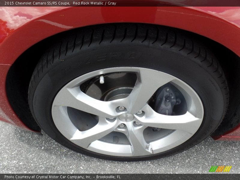 Red Rock Metallic / Gray 2015 Chevrolet Camaro SS/RS Coupe